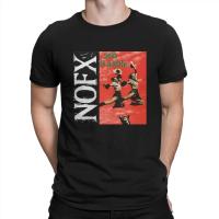 Camiseta De Algodón Para Hombre NOFX Divertida Con Estampado Musical Manga Corta Estilo Casual Para El Verano - details 1