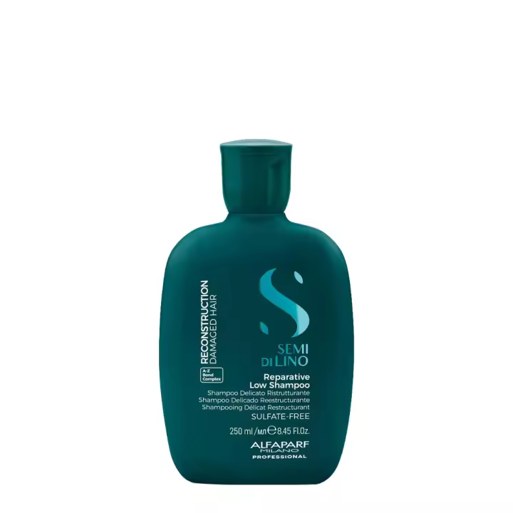 Alfaparf Milan Linaza Reconstrucción Reparador Bajo Champú 250ml - 1