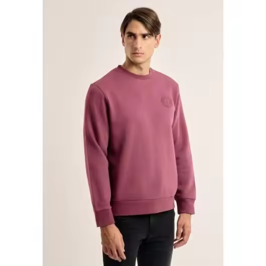 Sudadera washed effect  Valecuatro burdeos - 1