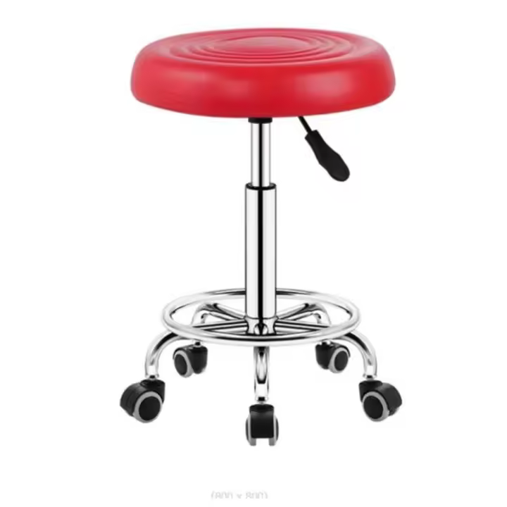 TABURETE , elevador de escritorio frontal con taburete alto, silla giratorio patas de con rueda de estilo nordic,Silla giratoria de Bar alta ajustable,  bar oficina hogar 45-57cm - 1