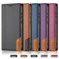 Funda De Cuero Magnética Para Samsung Galaxy A56 A36 A26 A16 A17 A06 A55 A35 A25 A54 A34 A15 5G A14 A07 A06 A71 A53 Con Tarjetero - details 16