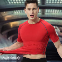 Camiseta De Compresión Para Hombre Fitness Workout Con Estampado De Anime Sport Típica De Gimnasio Secado Rápido Top Tee Verano - details 3
