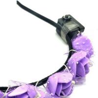 Diadema LED Para Niñas Brillo Cabeza Floral Coronación Neón Fiesta Regalo Boda Cumpleaños Luminoso Festival 10/20/30Pcs - details 14