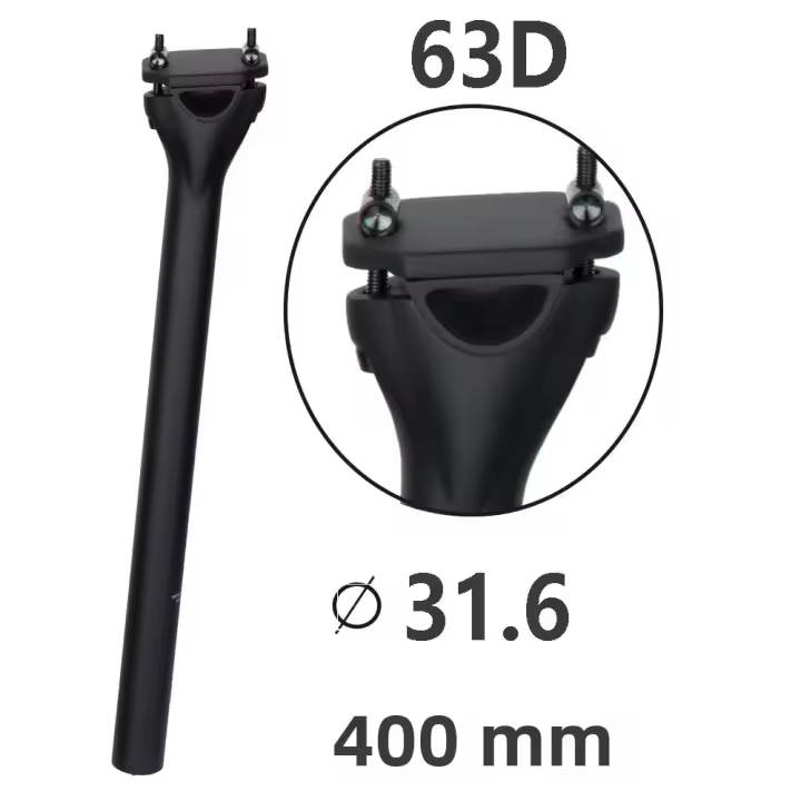 ELITAONE Poste De Silla De Bicicleta De Carbono 2023 Para MTB/Road 27.2/30.9/31.6mm Cubierta De Base De Fibra De Carbono Tornillo De Titanio - 1