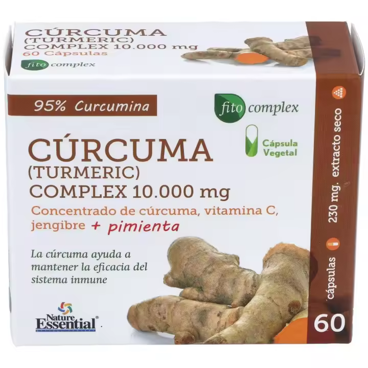 Curcuma 10.000 Mg Jeng + Pimienta + C  60 Vcaps - 1