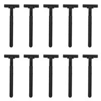 10 Pcs Afeitadora Doble Hoja Para Hombres Cuchilla De Acero Inoxidable Mango De Plástico Afeitadora Desechable - details 9