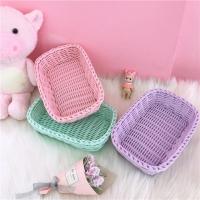 Cesta De Corazón En Forma De Amor Para Decoración Y Almacenamiento De Hogar Color Sólido Caja De Fotos Tamaño Grande Con Asa Estilo Nórdico - details 4