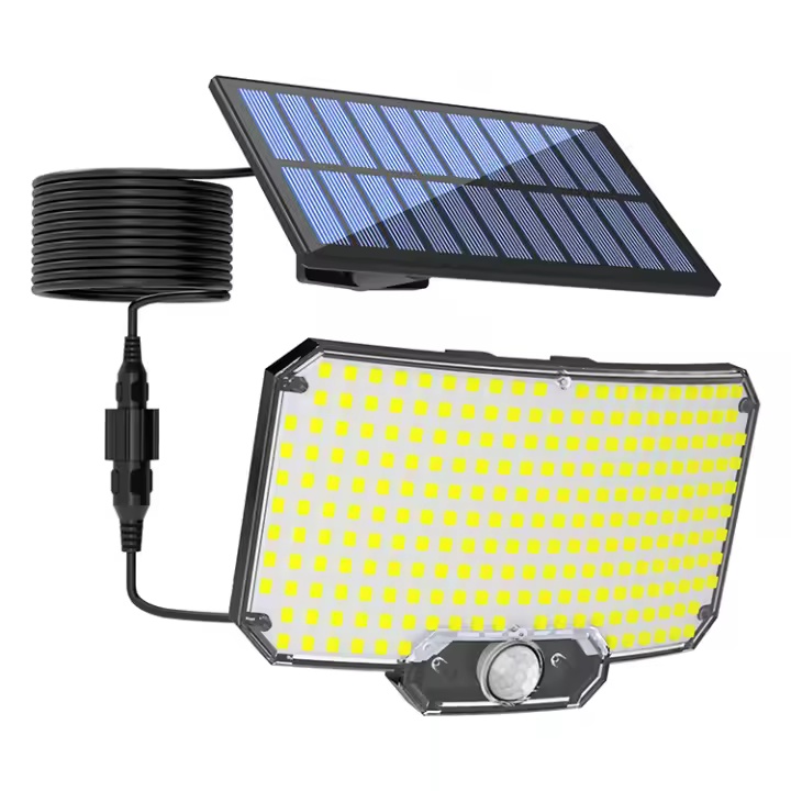 Lámpara Solar LED 234 Luces Sensor De Movimiento IP65 Impermeable Control Remoto Para Exterior Jardín Seguridad Luz De Fosa - 1