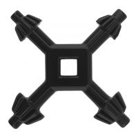 Llave De Rosca Cruzada 4 En 1 Para Taladro Llave De Chuck Multifuncional De Carbono Acero Tamaños 6mm 9mm 10mm 13mm Para La Mayoría De Los Taladros/Herramientas Eléctricas - details 2