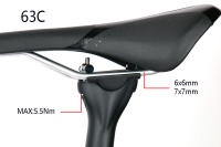 Post De Silla De Bicicleta ELITA ONE MTB De Fibra De Carbono 27.2/30.9/31.6mm Para Montaña/Ruta Piezas De Bicicleta Mate - details 7