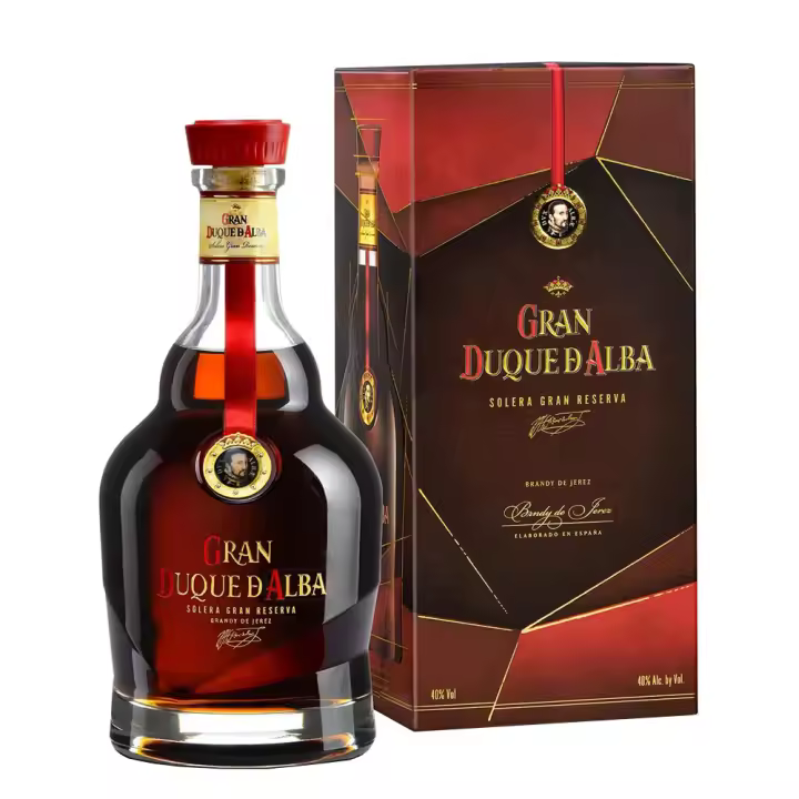 Brandy Gran Duque de Alba - Botella 70 CL - Solera Gran Reserva - 40% - 1