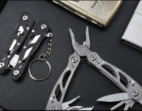 Multiherramienta Portátil De Acero Inoxidable 420 Con Pinzas Destornillador Y Cuchillo Para Supervivencia Al Aire Libre Camping Caza Y Senderismo - details 9