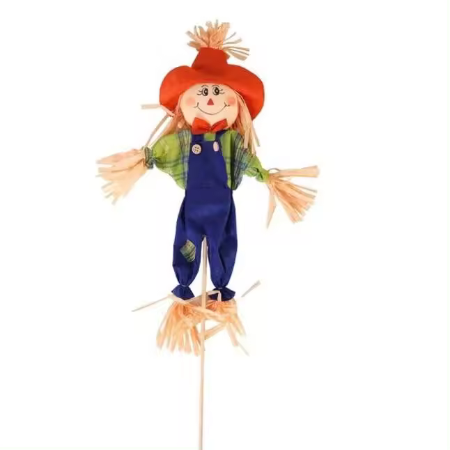 Verdemax Espantapájaros Tradicional para Proteger Cultivos Multicolor 120cm - 1