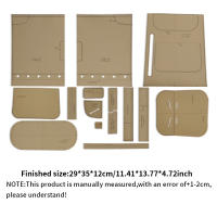 YOMDID 15PCS Plantillas De Cartón Kraft Para Hacer Bolsos Y Mochilas DIY Herramientas De Cuero Para Manualidades Y Creaciones Artísticas - details 6