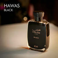 Rasasi Hawas Black Eau de Parfum 100ml | Perfume Masculino Intenso y Elegante con Notas Amaderadas y Frescas - details 0