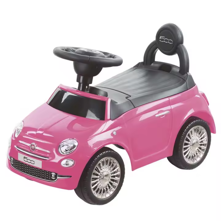 Correpasillos Fiat 500 Rosa 61x38.30x28 cm (Pl Ociotrends 7666) - 1