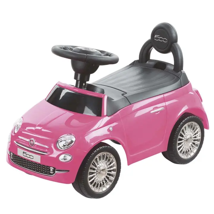 Correpasillos Fiat 500 Rosa 61x38.30x28 cm (Pl Ociotrends 7666) - 1