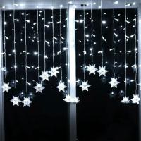 Luces De Navidad En Forma De Copo De Nieve LED 4M Luces De Cadena Para Decoración De Fiesta Boda Y Navidad Con Flashing Ice Piton - details 13