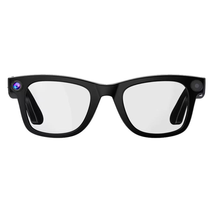 ERVPES G300 Gafas Inteligentes Unisex, Cámara 8MP HD, Grabación de Vídeo y Fotografía 1080P, Traductor IA, Reconocimiento de Objetos, Auriculares Bluetooth, Lentes Antiazules, Batería de Larga Duración