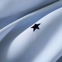 Cortinas De Ventana Doble Capa Para Niñas Y Niños Con Estilo Nórdico Estrella Negra Acolchadas Para Dormitorio Decoración De Puerta - details 14