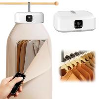 BIT Secadora de Ropa Eléctrica Portátil,600W,Secador de Ropa Eléctrico Multifuncional con Control Remoto Secador de Aire Caliente Portátil para el Hogar con Temporizador - details 4