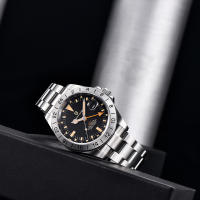 Reloj Mecánico Automático Para Hombre PAGANI DESIGN 2024 GMT Retroclásico Acero Inoxidable 200m Impermeable Con Calendario Completo Y Múltiples Zonas Horarias - details 2