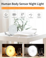 Lámpara Nocturna LED Con Sensor De Movimiento Recargable RGB Para Cocina Armario Escalera Luz De Fondo Sin Cable Luz De Gabinete - details 14