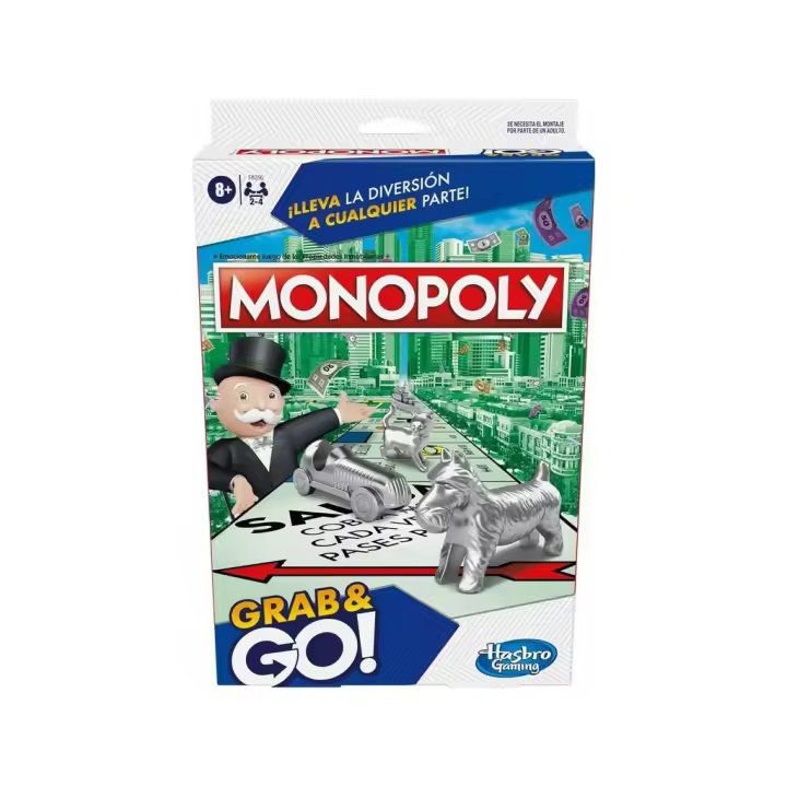 Monopoly Juego de Viaje Hasbro F8256 Juegos de estrategia HASBRO - 1