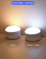 Luz Nocturna LED Con Sensor De Movimiento Cargable Por USB Para Dormitorio Control De Sonido/Luz Para Pasillo Baño Hogar - details 8