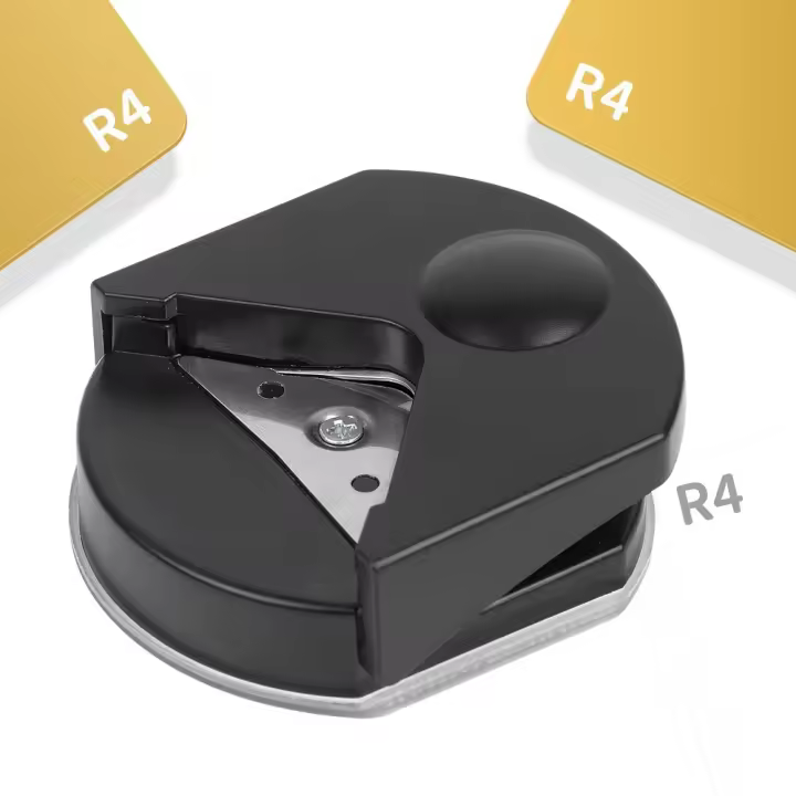 Cortadora Redonda De Papel R4 Portátil Para Tarjetas Fotografía DIY Manualidades Scrapbooking Herramienta De Encuadernación Oficina - 1