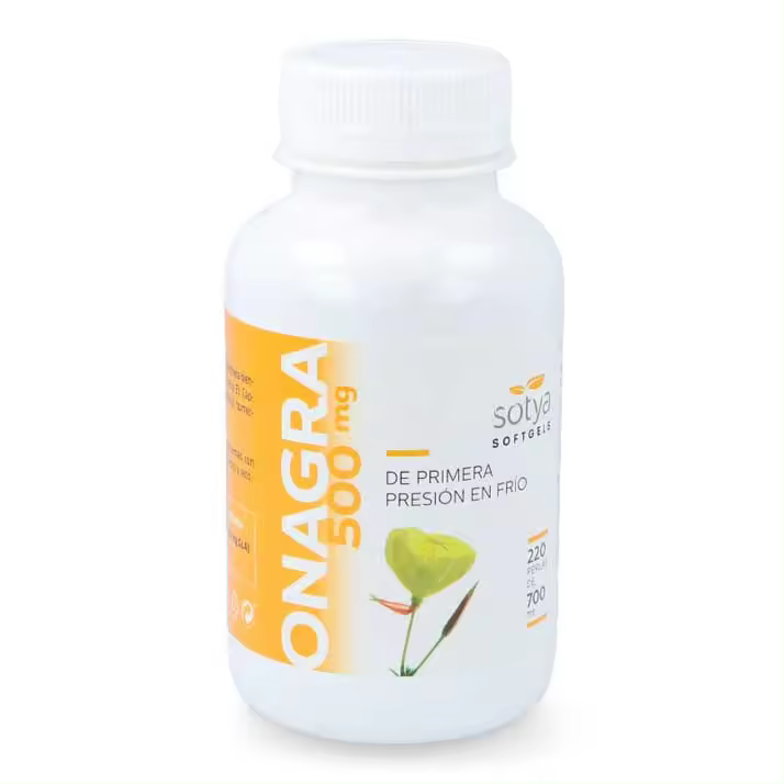 Aceite de Onagra Sotya 220 Perlas 720Mg - Regulador Colesterol - 1
