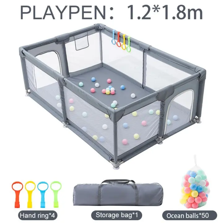 EU Children Store - Parque infantil muebles infantiles recién llegados parque infantil de piscina seca a gran escala parque infantil de 0 a 6 años vallas de Seguridad para niños - 1