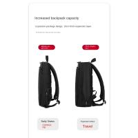 Mochila Grande Capacidad Para Estudiantes Hombres Y Mujeres Estilo Coreano Bolsa De Escuela Con Compartimento Para Computadora Para Negocios Y Comunicación - details 5
