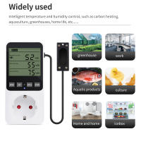 Controlador De Temperatura Humedad Digital Para El Hogar Con Sensor NTC Regulador De Calentamiento Humidificador Deshumidificador EU/US/FR/UK - details 1