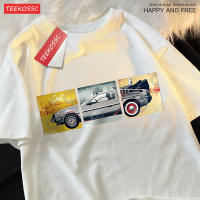 Camiseta De Algodón Para Hombre Back to the Future T-shirt De Verano Estilizada Y Cómoda Con Diseño De Coche De La Película Manga Corta Estilo Hip Hop Oversized Para Parejas - details 11