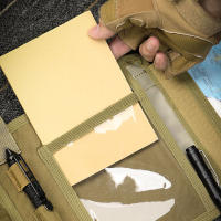 Cubierta De Libro Táctico Exterior Impermeable Para Mapas Y Herramientas Bolsa De Bolígrafo Camuflada Para Camping Viajes Y Senderismo - details 3