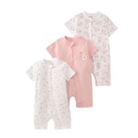 Mono de verano para bebé, de manga corta, con cremallera de doble cabeza, para gatear, para recién nacido, caja de regalo - details 34