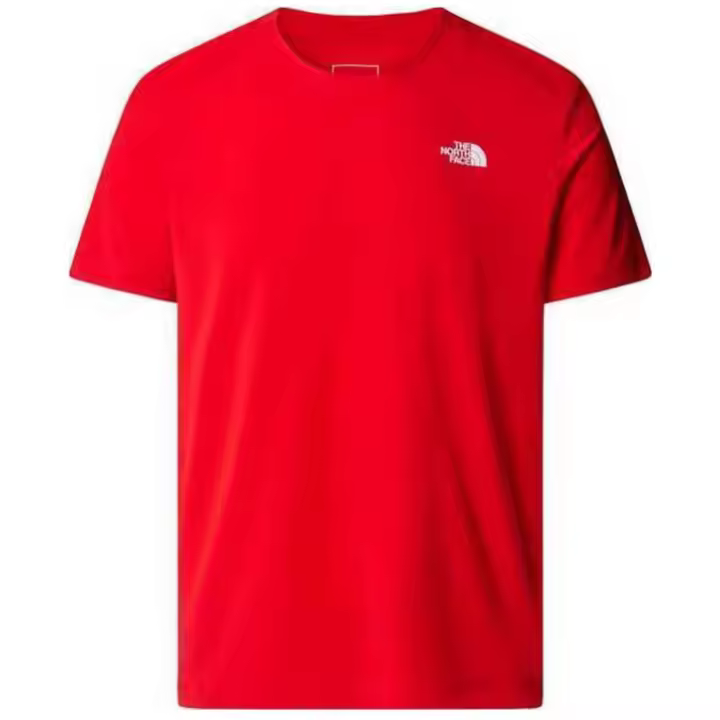 Camiseta de Manga Corta The North Face Lightning Alpine para hombre en color rojo - 1