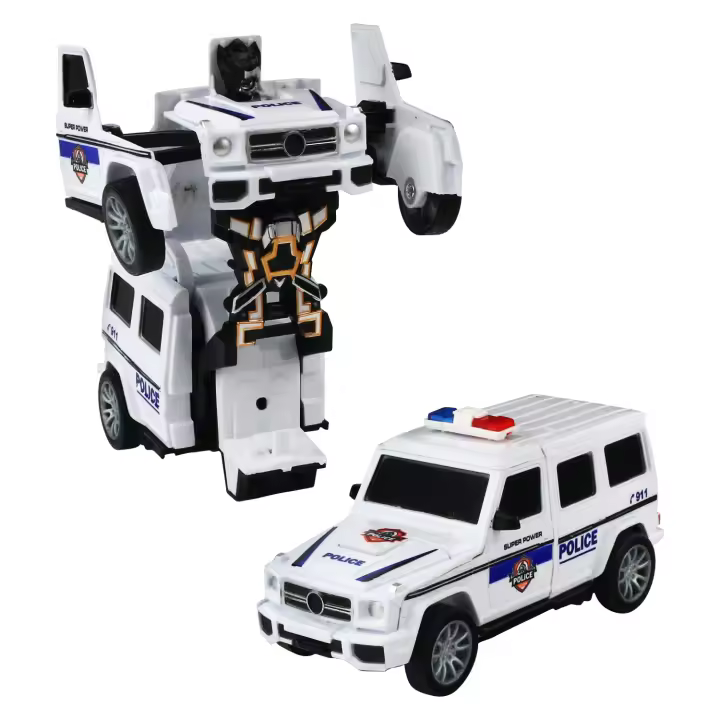 Juguete Transformable Coche Robot Para Niños 13.5cm 2 En 1 Modelo Desplazable Juguetes De Coche Para Niños Regalo Para Niños - 1