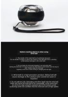 Bola De Ejercicio De Mano Con LED Y Potencia De 100KG Entrenador De Músculos Para Muñeca Equipo De Ejercicio Portátil Para Hombres Y Mujeres - details 11