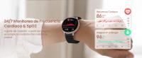 New round screen smart watch, bluetooth call, music, heart rate, weather, GPS, sport track, pedometer, waterproof, message reminder, calories, sleep, fashionable appearance, long battery life, multi-language support, personalized dials - details 15