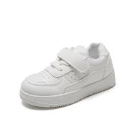 Tenis Deportivos Niños Niñas Primavera/Otoño Nuevos Zapatillas Casuales Cuero Suela Suave Hombre Mujer Niños Pequeños Zapatos Blancos - details 19