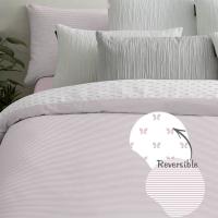 Manterol - Funda Nórdica Modelo 119 Reversible Rayas Mariposas - Varios Colores y Medidas - details 1