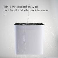 Bote de basura de 5 galones con sensor inteligente, bote de basura de 19 l con tapa a presión para baño, sala de estar, oficina y cocina - details 6