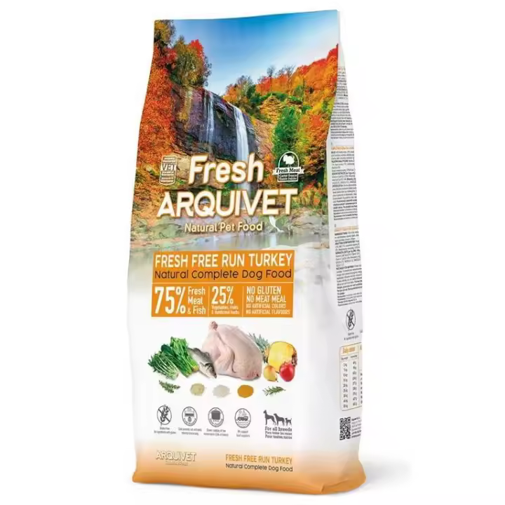 Arquivet Fresh Free Run Turkey - Pavo para Perros  Pienso Semihúmedo para Perros - 1
