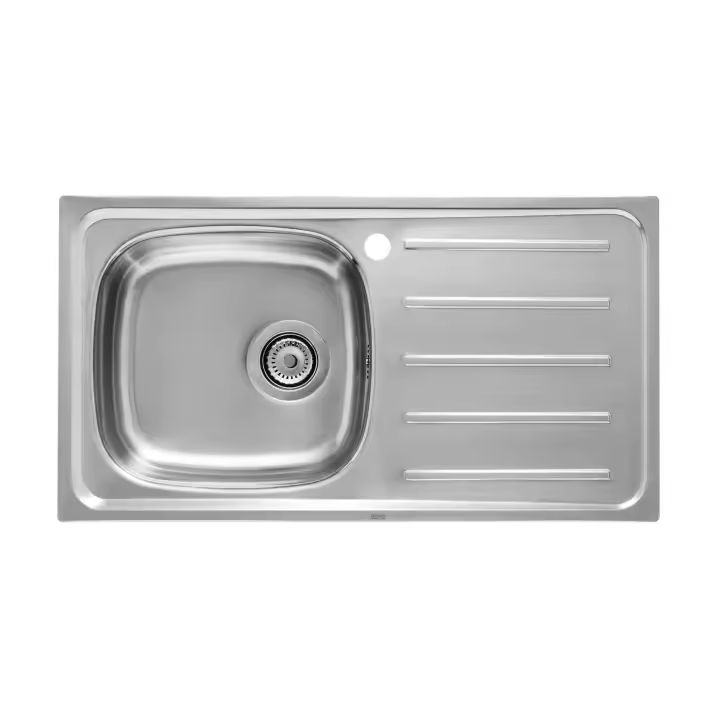 ROCA A870H30901 E-90 Fregadero Con Escurridor Derecha Montaje Sobremueble - 1