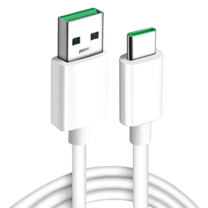 Cable De Carga Con Super Destello 5A Para VOOC Compatible Con OPPO RX17 pro Find X2 pro K3 K5 Reno 2 3 4 pro 5G Ace pro Ace2 Realme XT X2 6 pro Tipo-C USB a - 1