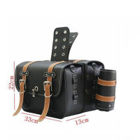 Bolsa De Sillín Para Motocicleta Impermeable De PU Para Honda Rebel 500 CMX500 2017-2021 Rebel 1100 300 Yamaha Bolsa De Herramientas Lateral - details 21