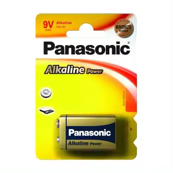 Pila Alcalina Panasonic 9V - 1