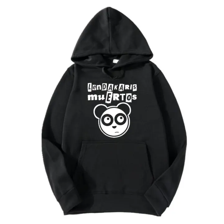BCC Sudaderas con capucha PREMIUM premium LENDAKARIS Dead Bear Panda Punk Premium 300 grs - 1